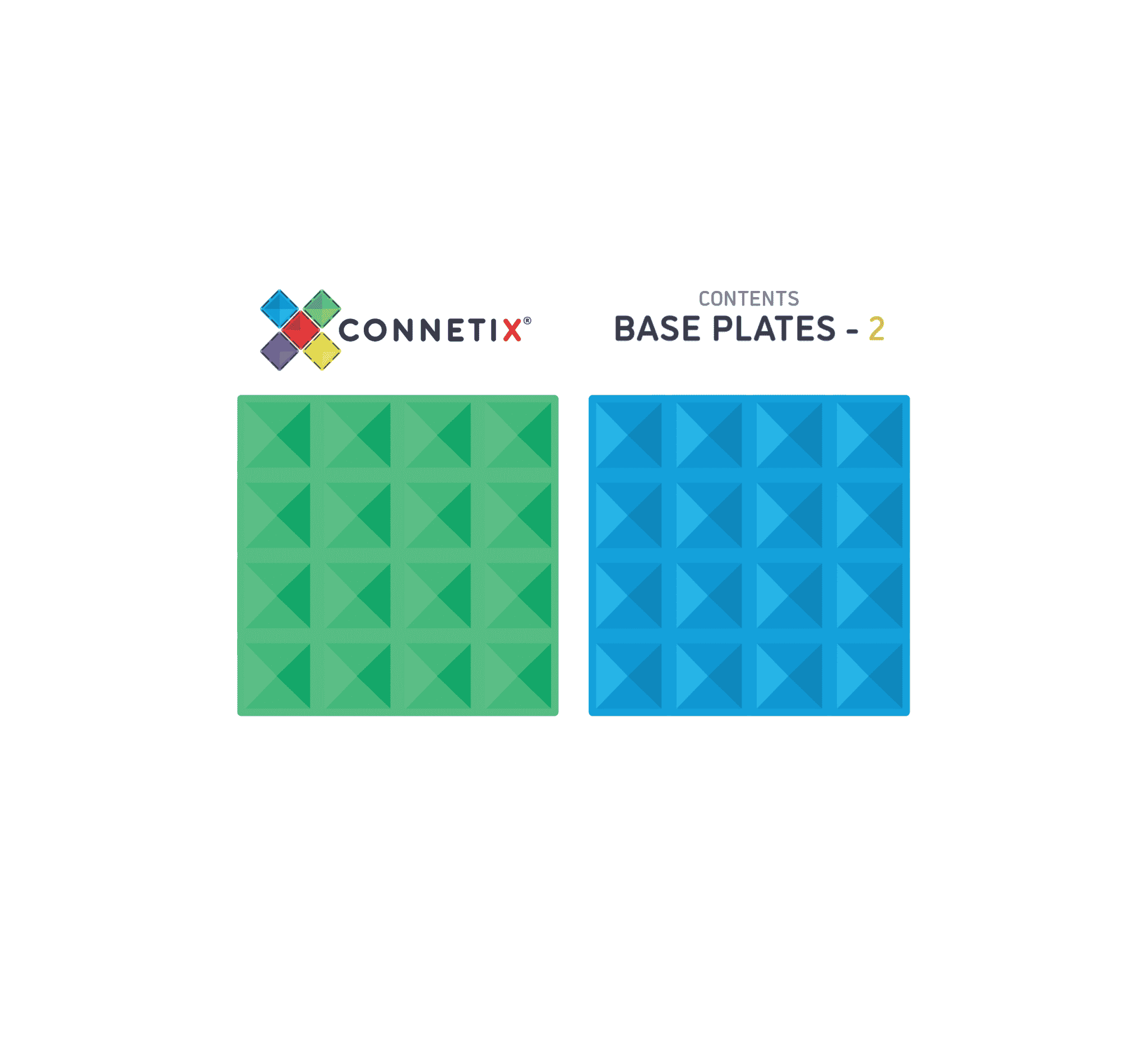 2 Piece Rainbow Base Plate Pack