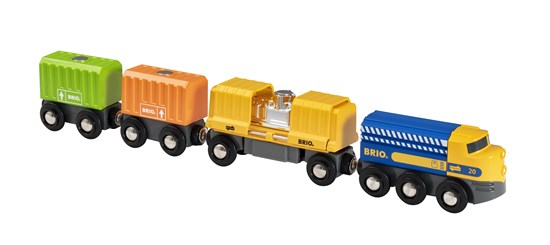 BRIO - Three-Wagon Cargo Train (33982)