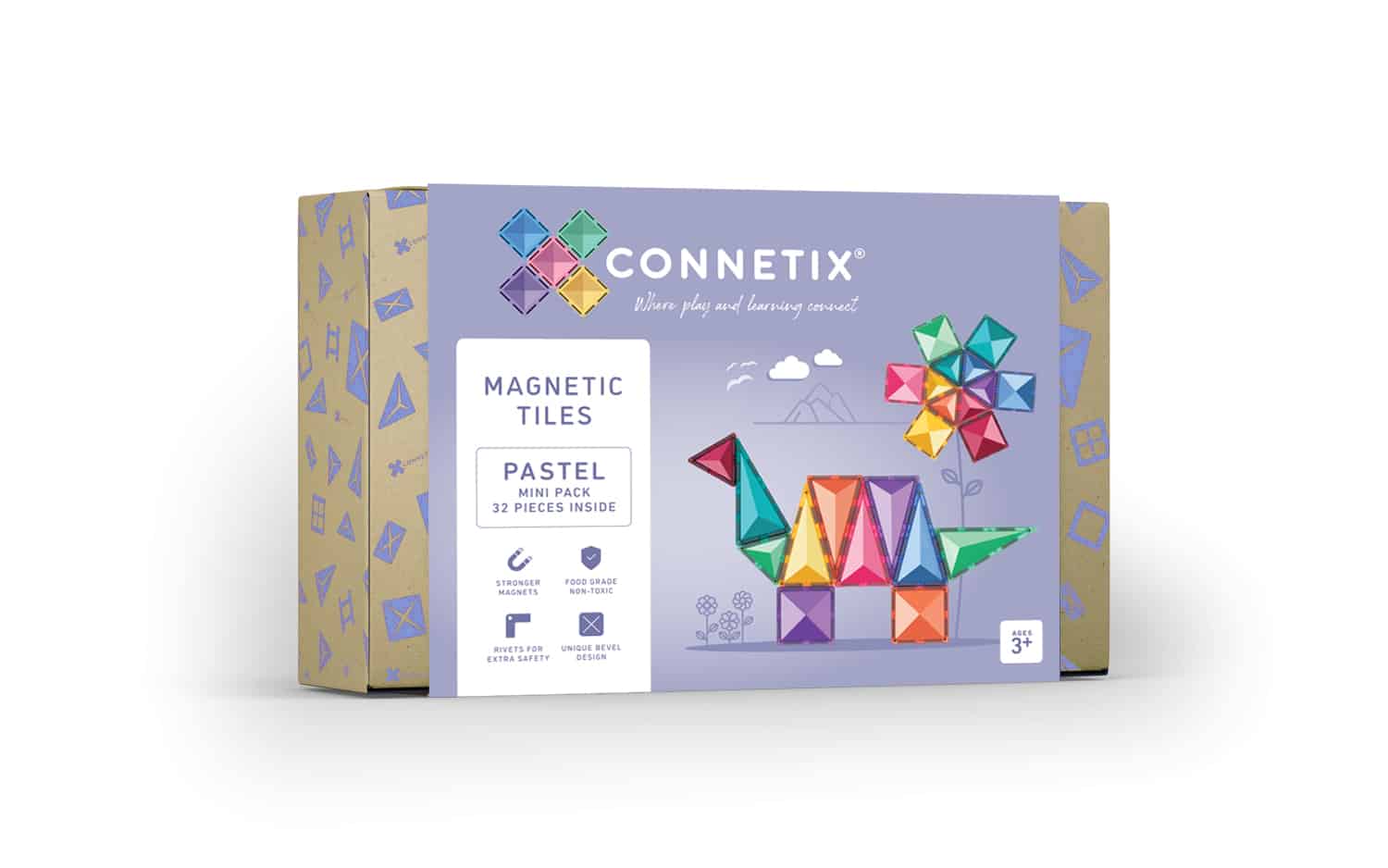 Connetix 32 Piece Pastel Mini Pack