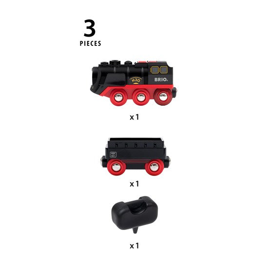 Battery-Operated Steaming Train (33884)