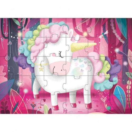 Sassi Junior - Giant Puzzle + Book - The Magic Unicorn - Toot Toot Toys