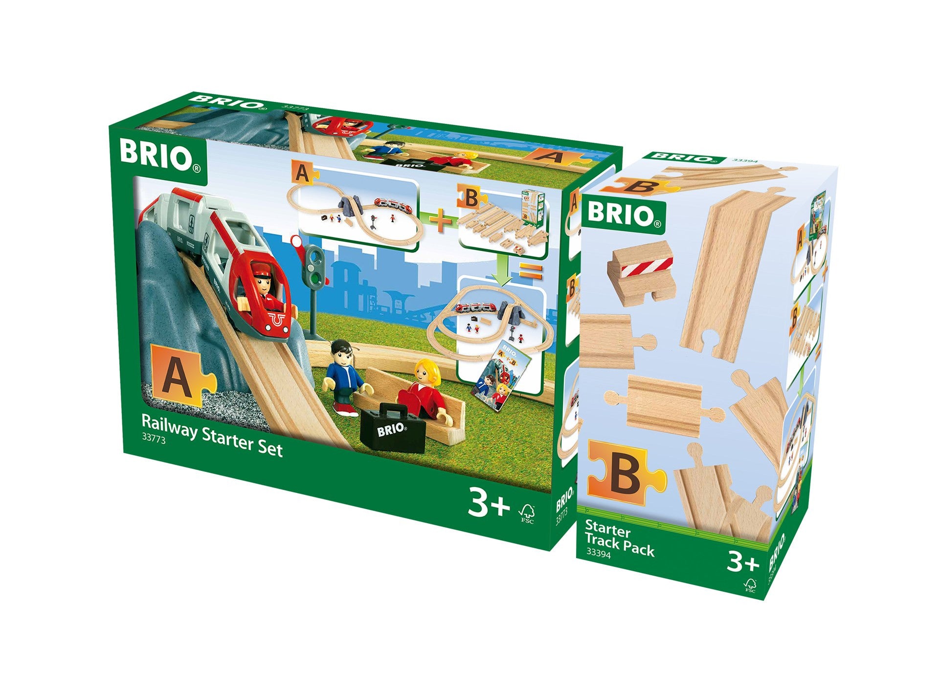 BRIO - Starter Track Pack (Set B) (33394) - Toot Toot Toys