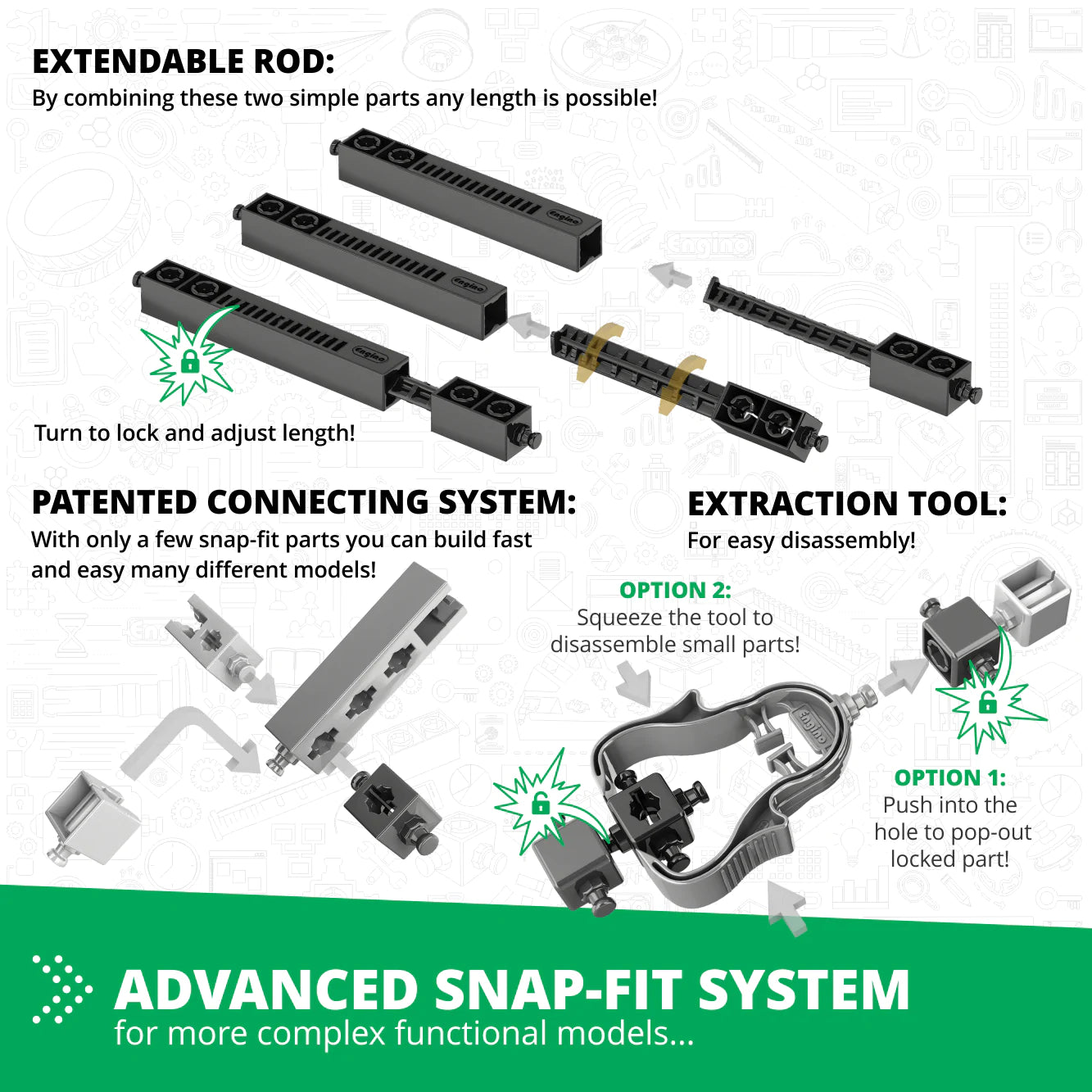 Engino - Discovering STEM - How Cars Work - Technology of Machines