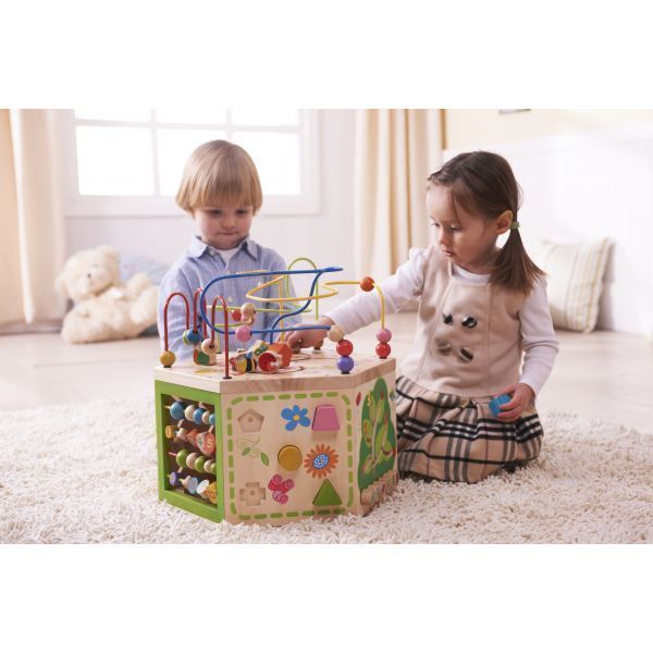 Bamboo 7 in 1 Garden Activity Cube