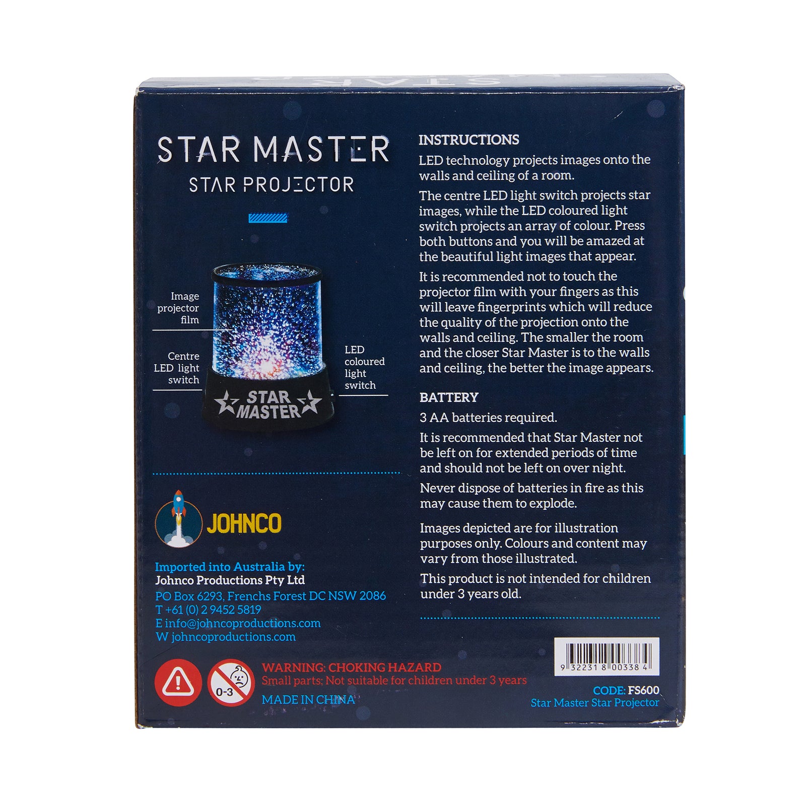 Star Master - Star Projector - Toot Toot Toys