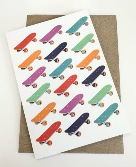 Birthday Card - Skateboard