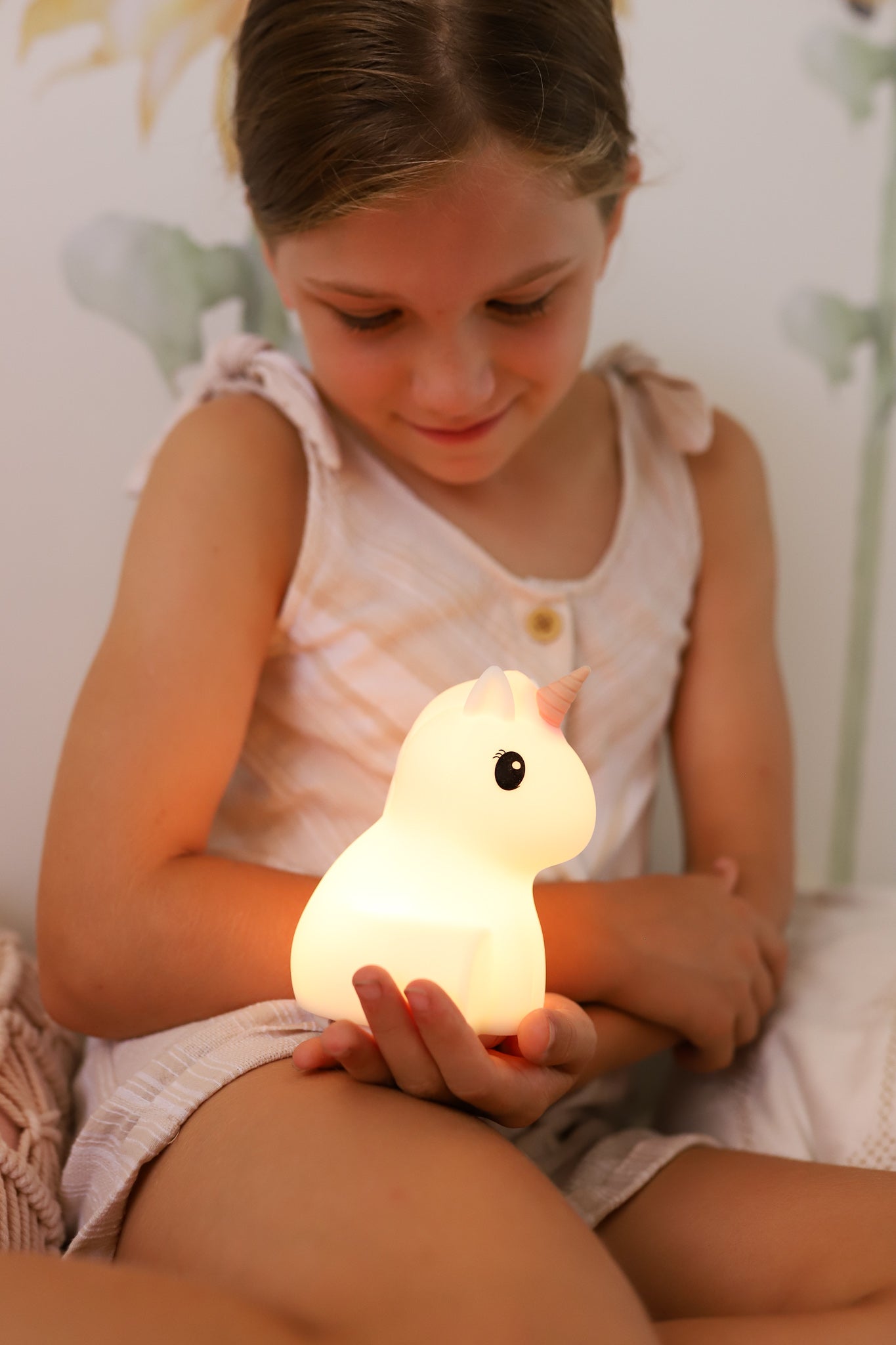 Duski Dream Guardian - Rechargeable Bluetooth Speaker Night Light - Pink Unicorn