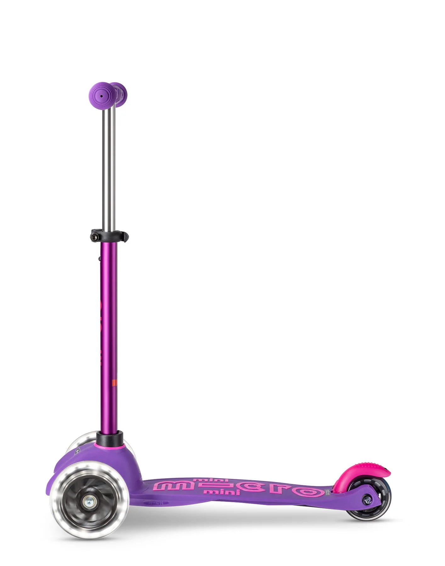 Micro Mini Deluxe Scooter - LED Light Up Wheels - Purple/Pink - 2-5 years