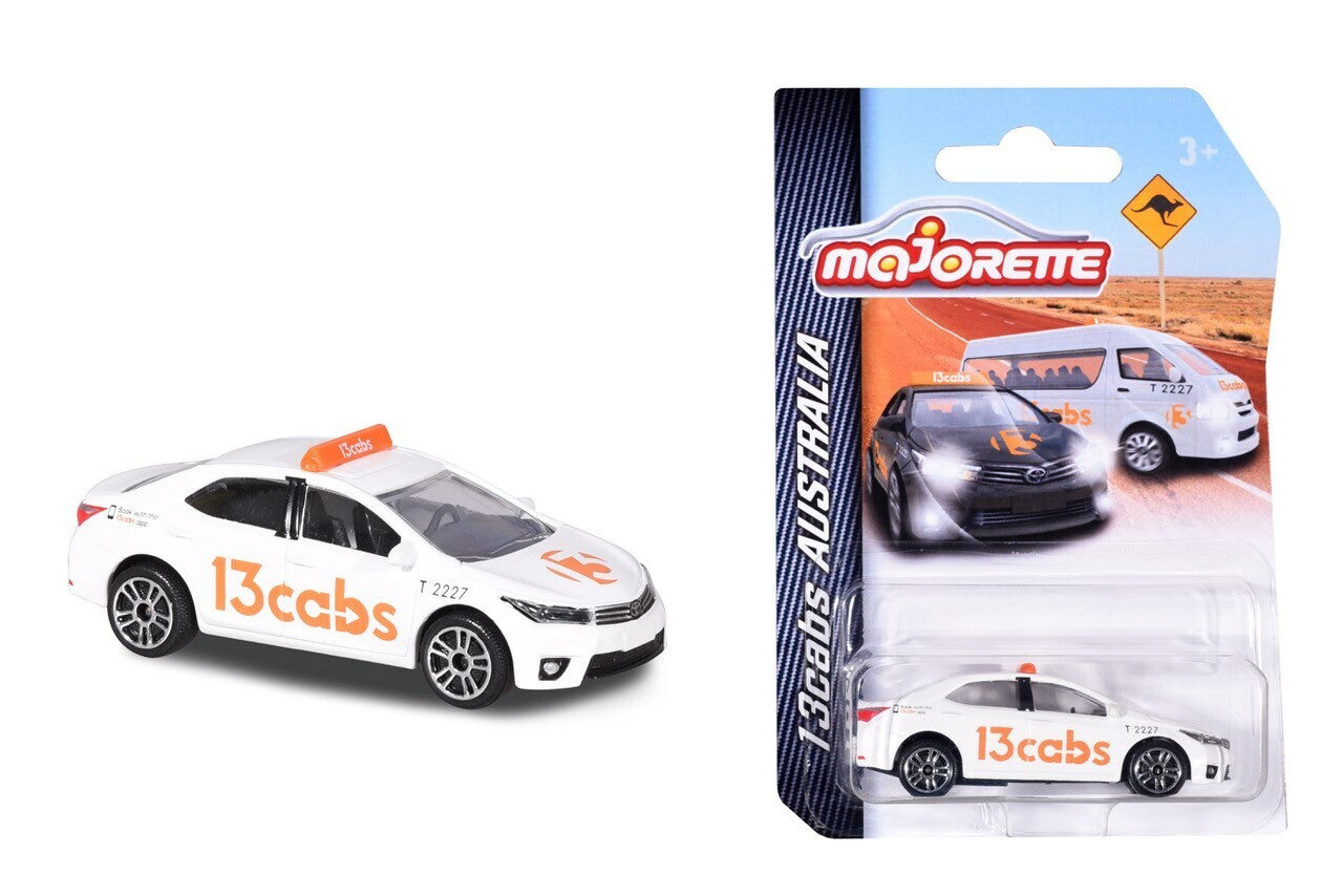 Majorette - 13Cabs Australia - Toyota Corolla Altis White