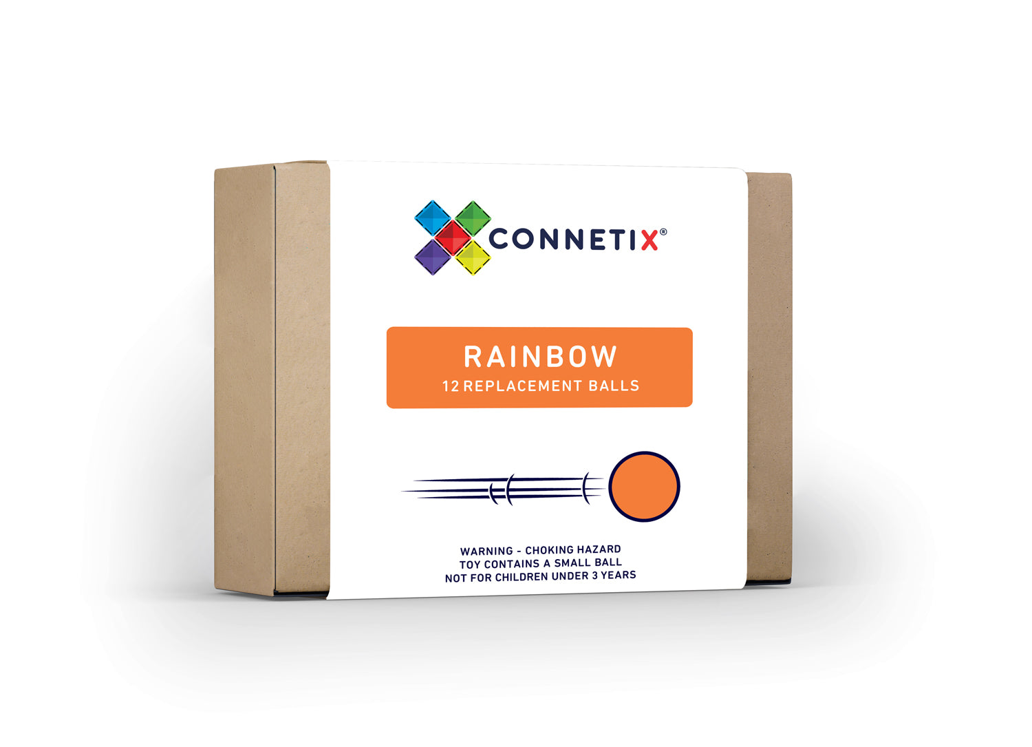 Connetix 12 Piece Rainbow Replacement Ball Pack