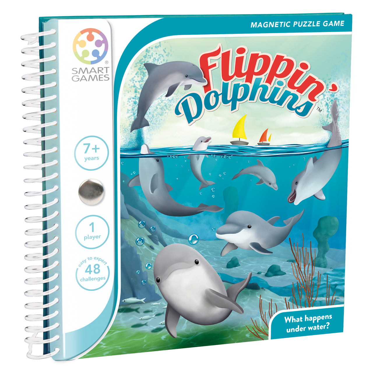 Magnetic Travel Puzzle Game - Flippin' Dolphins