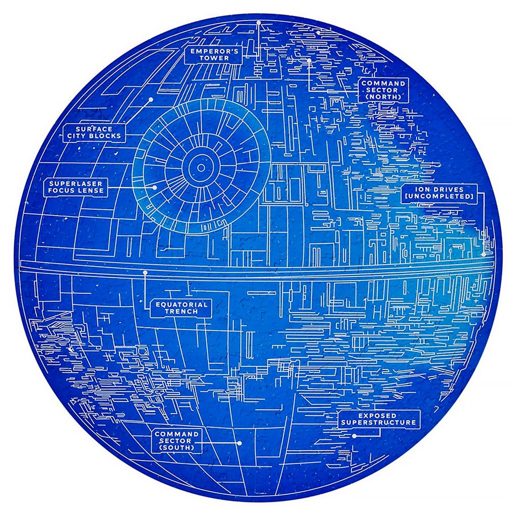 Ridley's Games - Disney Star Wars Death Star 1000 Piece Puzzle