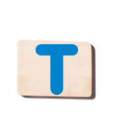 EverEarth Bamboo Name Train - Letter Tablet - Toot Toot Toys