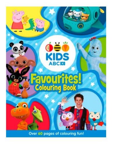 ABC Kids Favourite Colouring Book - Blue