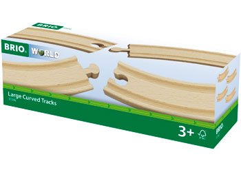 BRIO - Large Curved Tracks (33342) - Toot Toot Toys