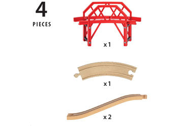 BRIO - Curved Bridge (33699) - Toot Toot Toys