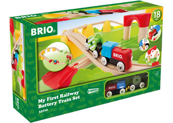 BRIO - My First Railway Battery Train Set (33710) - Toot Toot Toys