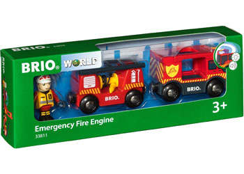 BRIO - Emergency Fire Engine (33811) - Toot Toot Toys