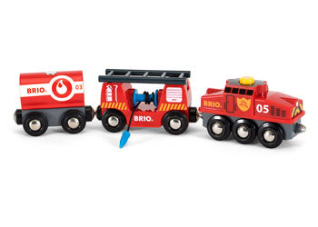 BRIO - Rescue Firefighting Train (33844) - Toot Toot Toys