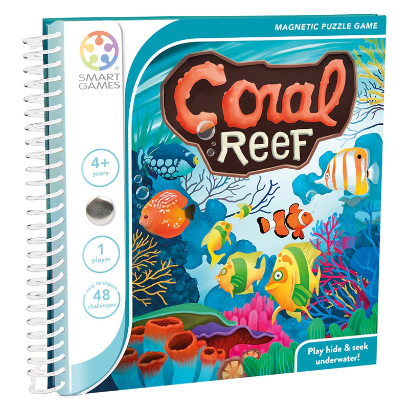 Smart Games - Magnetic Travel Puzzle Game - Coral Reef