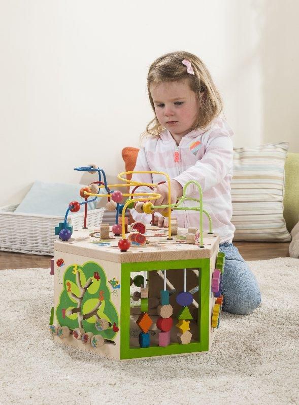 Bamboo 7 in 1 Garden Activity Cube