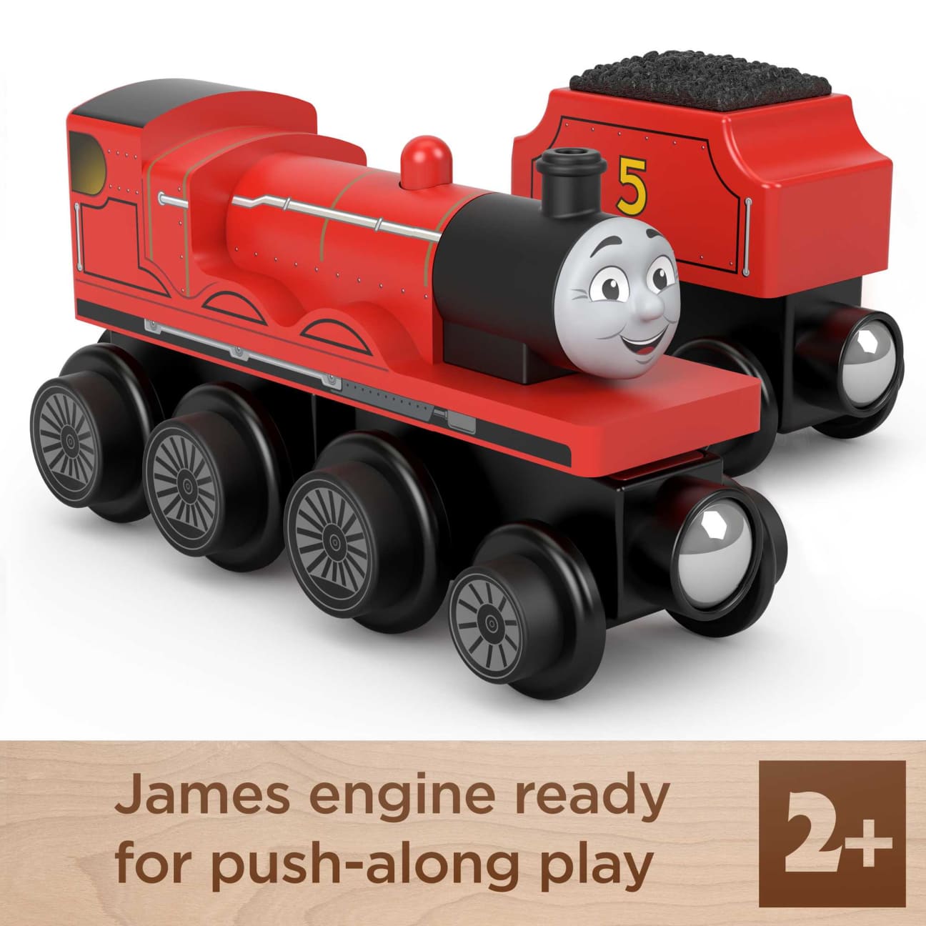 Thomas & Friends™ Wooden Railway - James Engine and Coal-Car