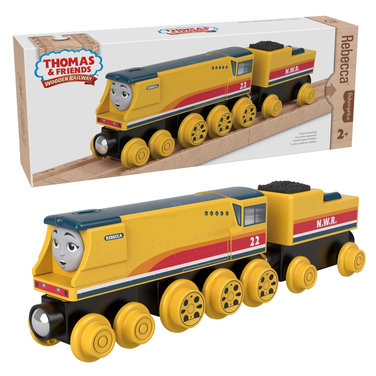 Wooden Railway - Rebecca™ Engine and Coal-Car