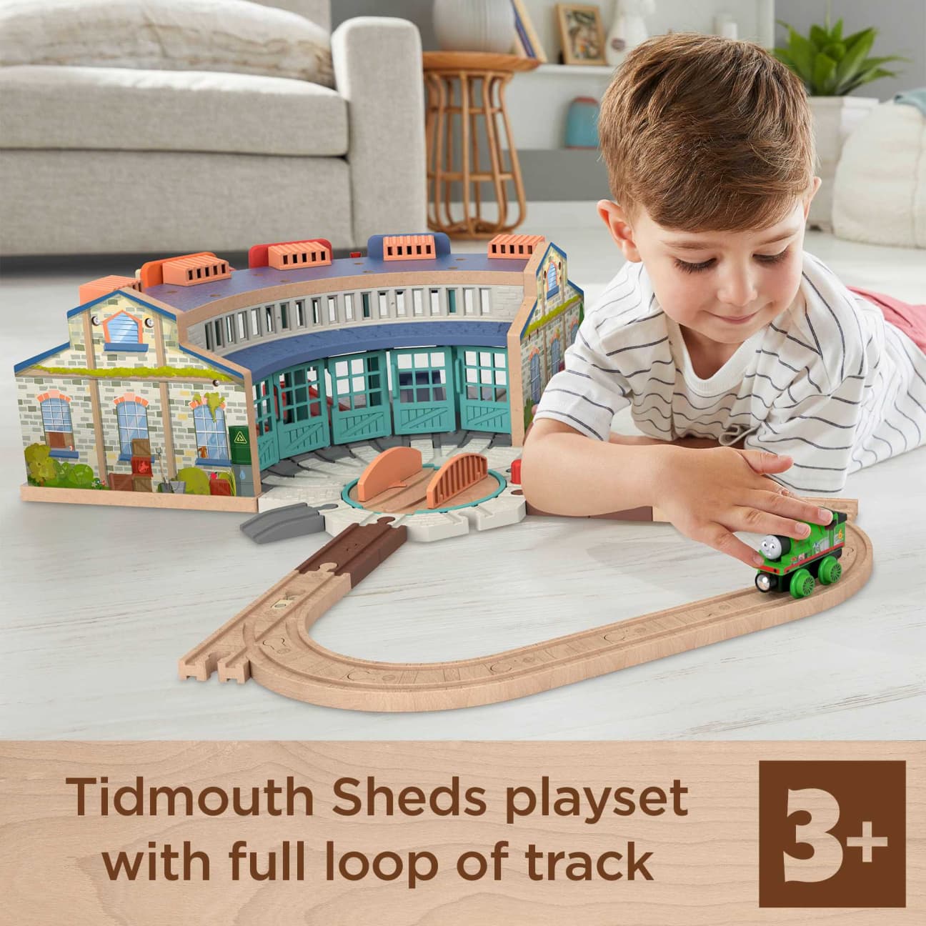 Wooden Railway - Tidmouth Sheds Starter Train Set