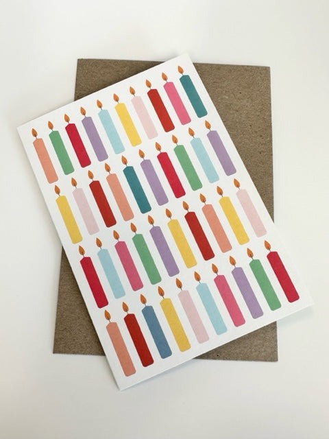 Birthday Card - Candles