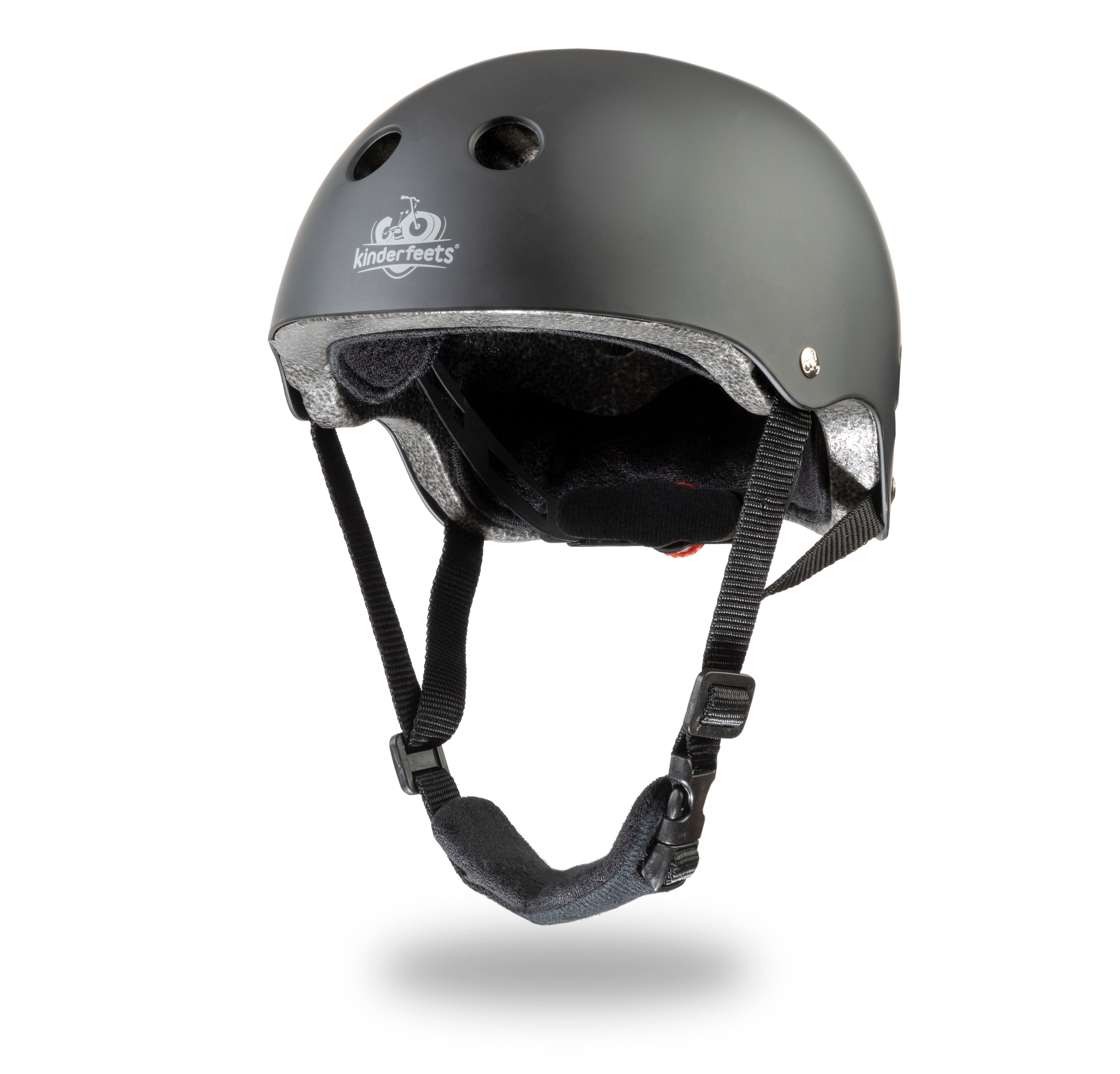 Kinderfeets - Toddler Bike Helmet - Matte Black