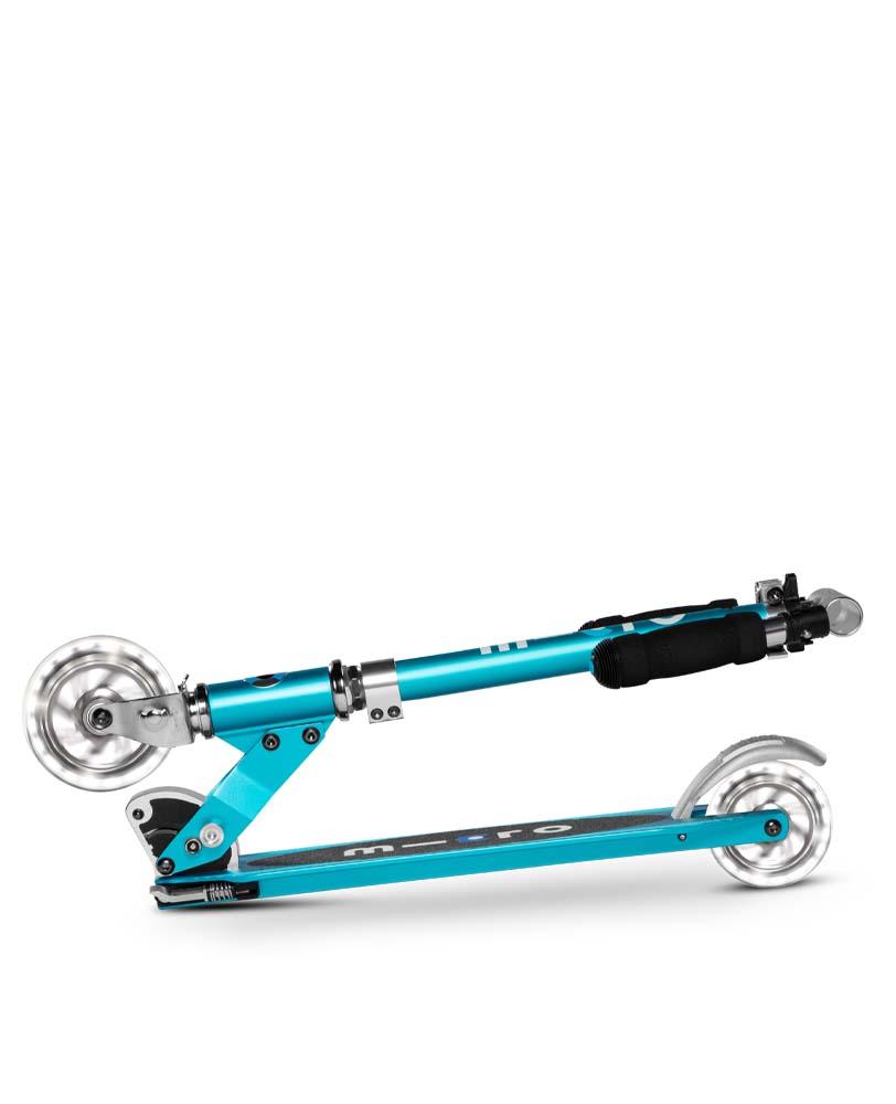 Micro Sprite Light Up Scooter - Ocean Blue - LED Wheels