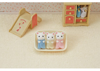 Sylvanian Families - Marshmallow Mouse Triplets - Toot Toot Toys