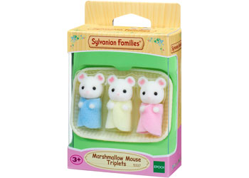 Sylvanian Families - Marshmallow Mouse Triplets - Toot Toot Toys