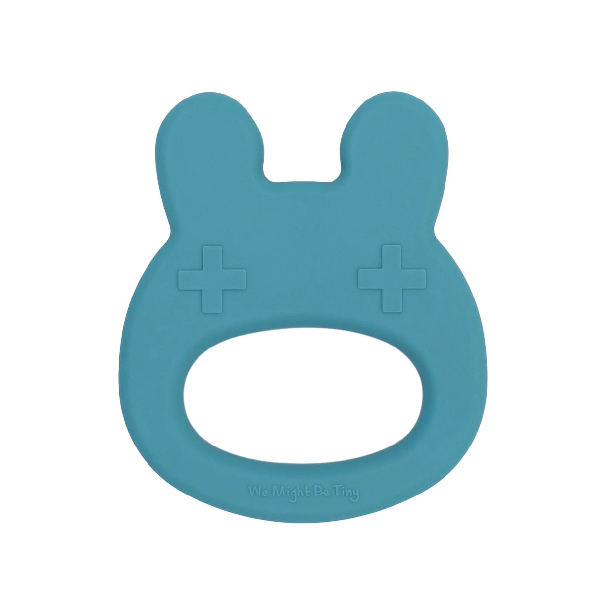 We Might Be Tiny - Bunny Teether - Blue Dusk