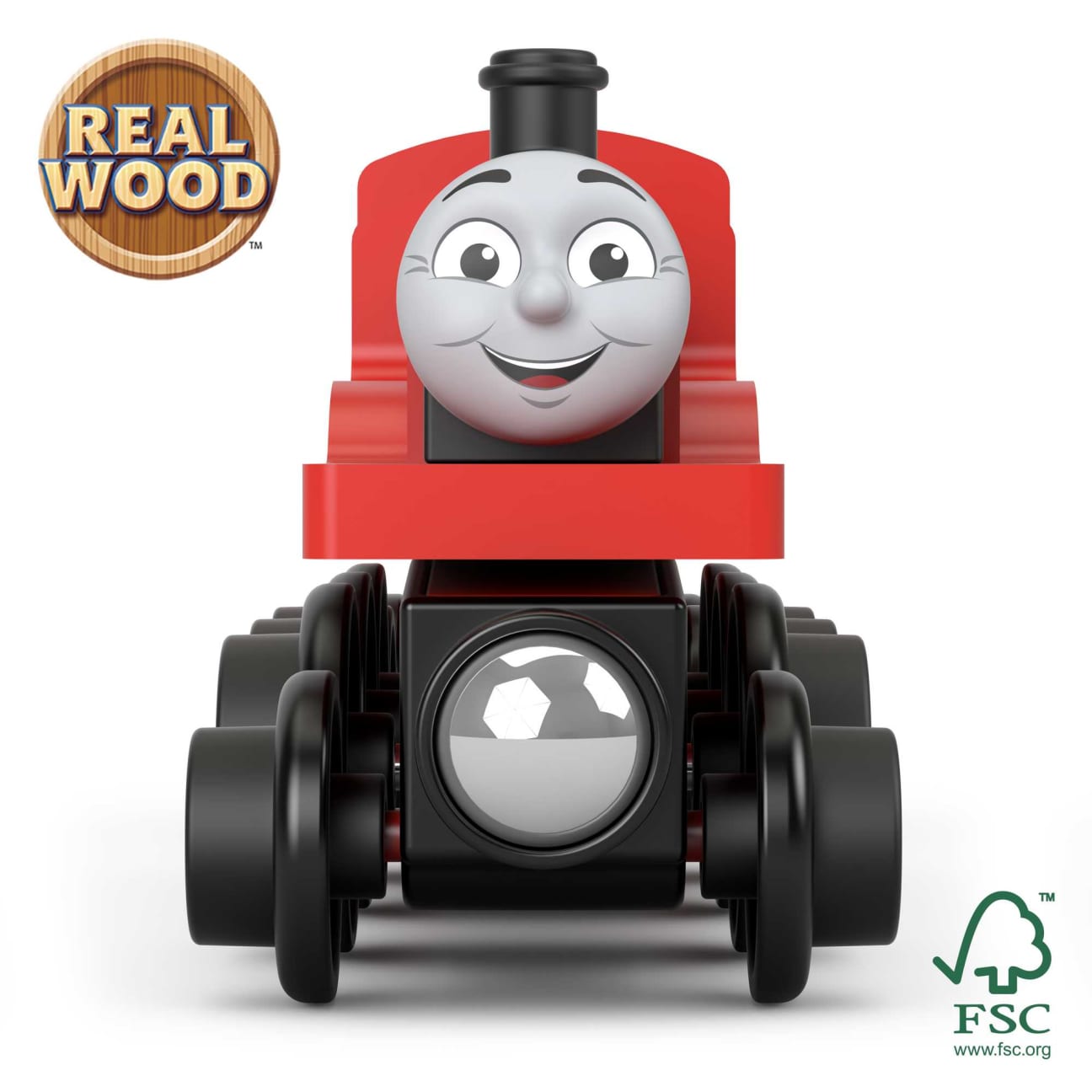 Wooden Railway - James Engine and Coal-Car